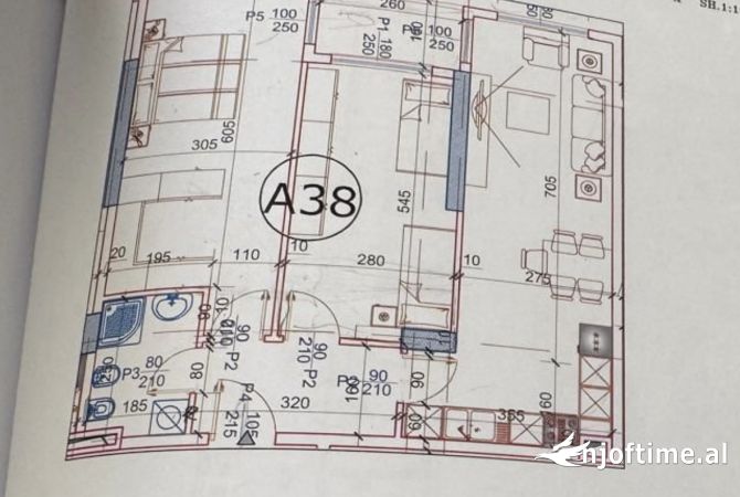 Shtepi ne shitje 2+1 ne Tirane - 116,000 Euro