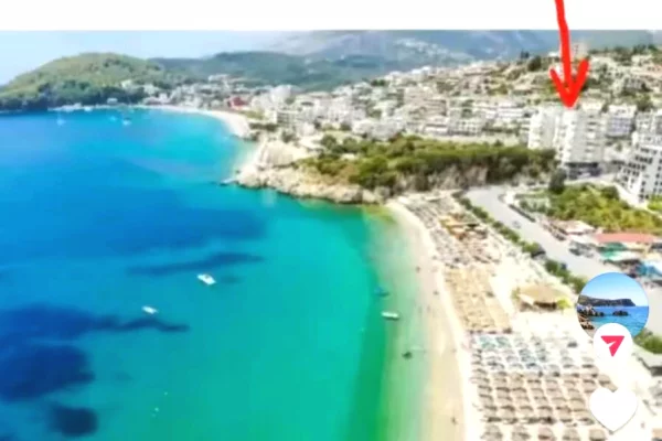 Shtepi me qera Apartament ne Himare, 2+1, Mobilimi E mobiluar, Pagesa 420  Euro.