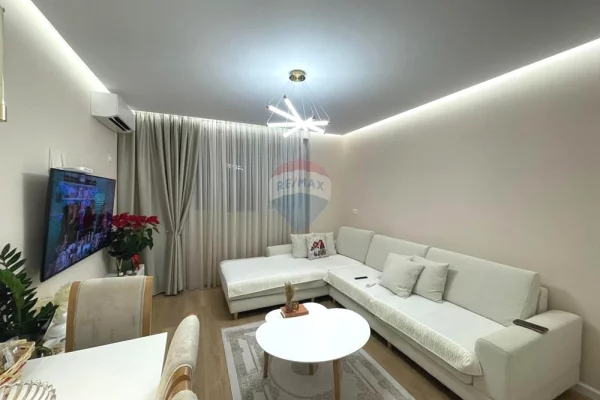 Shtepi ne shitje Apartament ne Tirane, 1+1, Mobilimi E mobiluar, Pagesa 110,000  Euro.