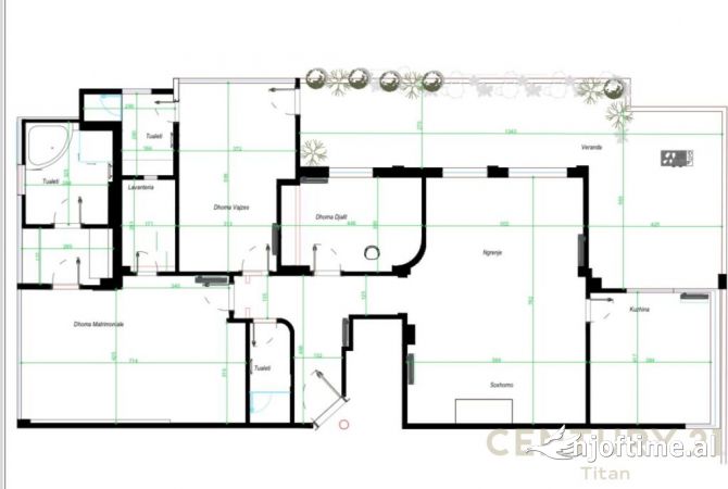 Shtepi ne shitje Penthose(kati i fundit panoramik) ne Tirane, 3+1, Mobilimi E mobiluar, Pagesa 600,000  Euro.