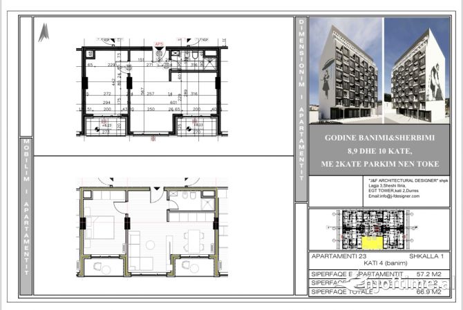Shtepi ne shitje 1+1 ne Tirane - 76,935 Euro