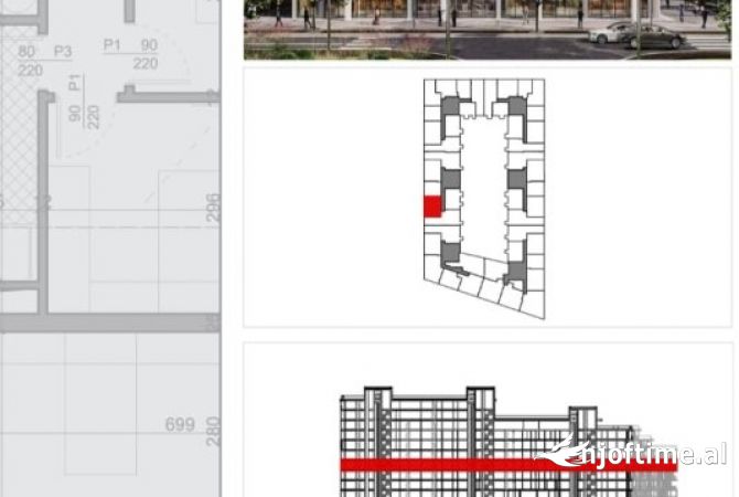 Shtepi ne shitje Apartament ne Tirane, 2+1, Mobilimi Bosh, pa mobiluar, Pagesa 157,130  Euro.