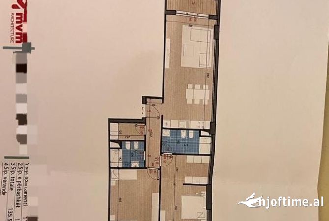 Shitet apartament 2+1+2 tek Tirana Golden Gate