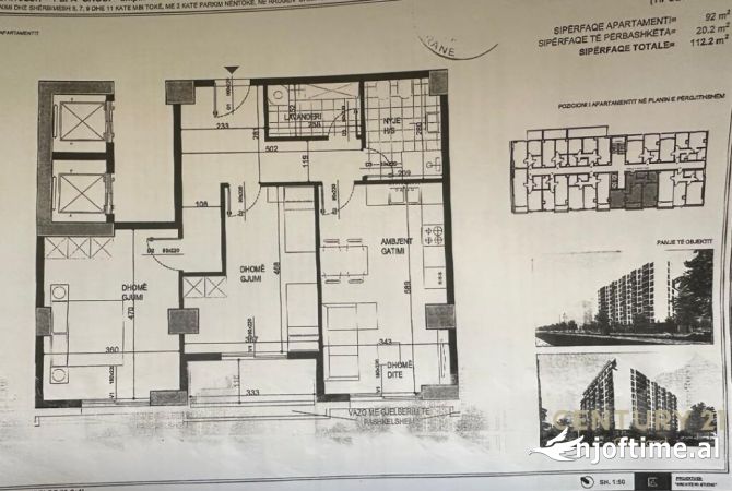 Shtepi ne shitje 2+1 ne Tirane - 124,000 Euro