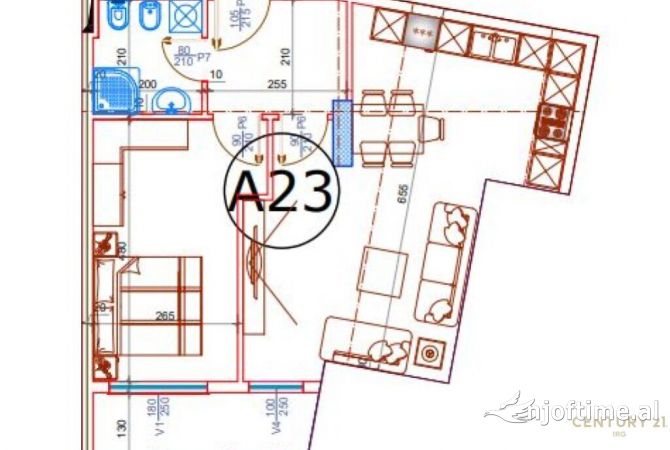 Shtepi ne shitje Apartament ne Tirane, 1+1, Mobilimi Bosh, pa mobiluar, Pagesa 88,000  Euro.