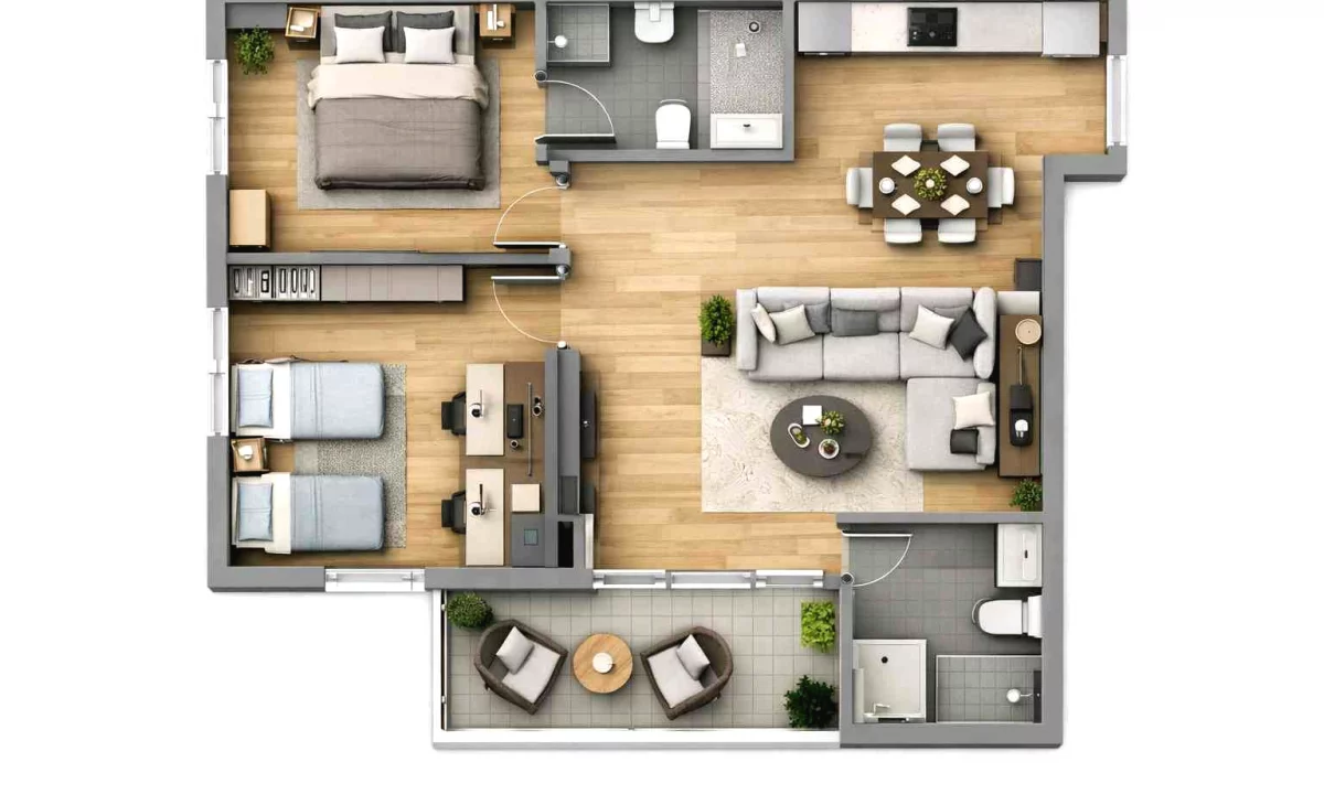 Shtepi me qera Apartament ne Tirane, 2+1, Mobilimi E mobiluar, Pagesa 550  Euro.