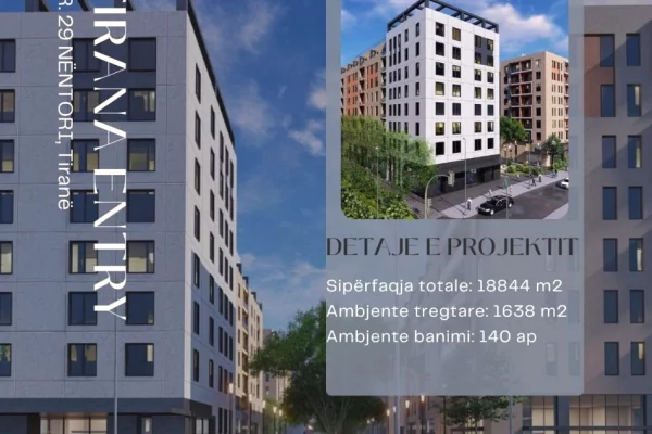 Apartment for sale in Tirana 2+1, Emty