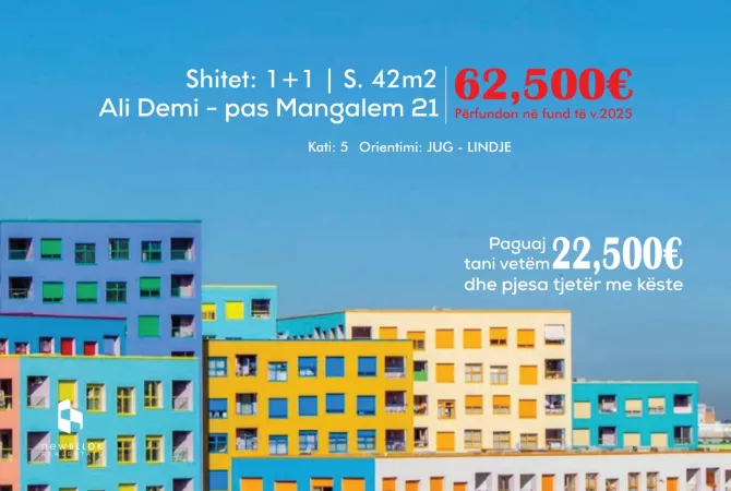 Shtepi ne shitje 1+1 ne Tirane - 62,500 Euro