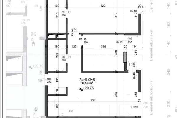 Shtepi ne shitje Apartament ne Tirane, 2+1, Mobilimi Bosh, pa mobiluar, Pagesa 155,700  Euro.