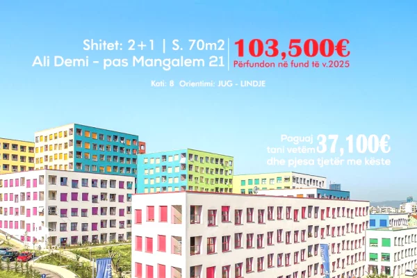 Shtepi ne shitje 2+1 ne Tirane - 103,500 Euro