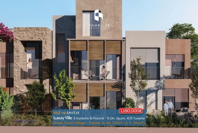 Luxury villas for sale in Himara 5+1, Emty