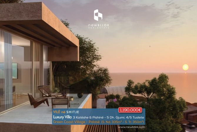 Luxury villas for sale in Himara 5+1, Emty