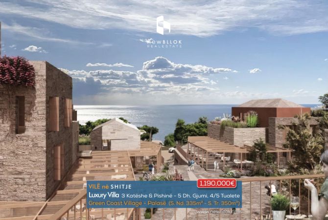 Luxury villas for sale in Himara 5+1, Emty