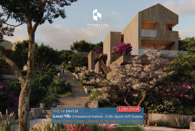 Luxury villas for sale in Himara 5+1, Emty