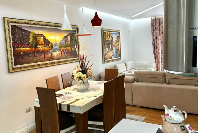Shtepi ne shitje Apartament ne Tirane, 2+1, Mobilimi E mobiluar, Pagesa 225,000  Euro.