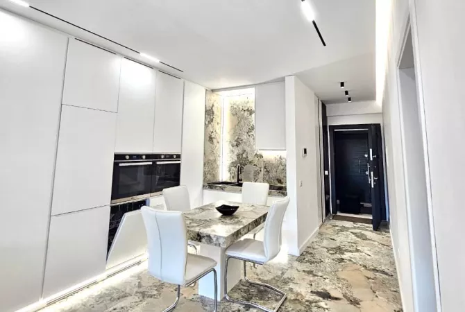 Shtepi me qera Apartament ne Tirane, 1+1, Mobilimi E mobiluar, Pagesa 1,200  Euro.