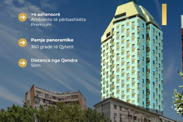 Shtepi ne shitje Apartament ne Tirane, 1+1, Mobilimi Bosh, pa mobiluar, Pagesa 216,500  Euro.