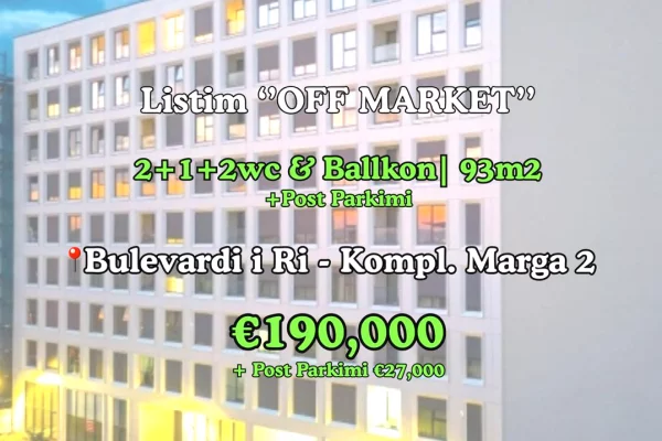 Shtepi ne shitje 2+1 ne Tirane - 190,000 Euro