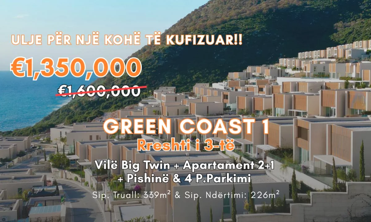 Shtepi ne shitje Vila Luksoze ne Himare, 4+1, Mobilimi E mobiluar, Pagesa 1,350,000  Euro.