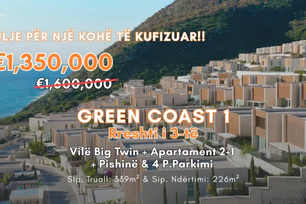 Shtepi ne shitje 4+1 ne Himare - 1,350,000 Euro