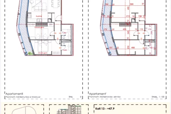 Appartamento in vendita a Tirana 2+1, Vuoto