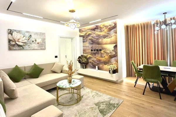 -Me Qira: Kt.3 i Një Vile 2+1 & 1 Bllk + Parkim (Kombinat / Sheshi Garibaldi ) Luxury️ / 100% e re  40,000 Lekë / Muaji 