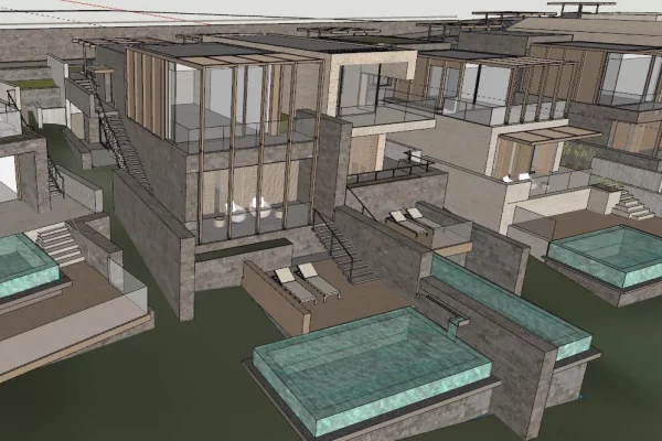 Vila me SPEKTAKOLARE Twin ne 📍Green Coast II CA BEHET??? 331m2 Ndertim & 340m2 Truall - Me PISHINE 🔵 & Pamje nga Deti 1.223.000 Euro 🌊✨️