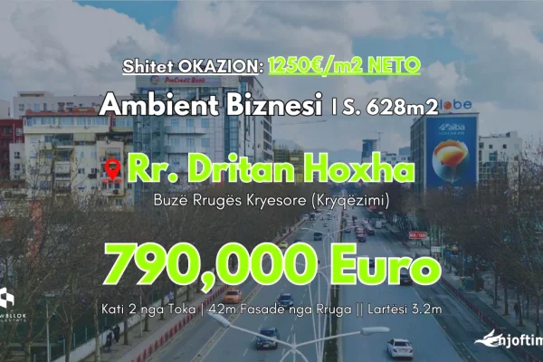 Ambient biznesi ne shitje 3+1 ne Tirane - 790,000 Euro