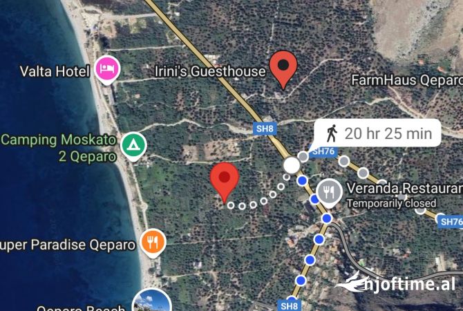 Truall ose Toke  ne Himare - 210,000 Euro