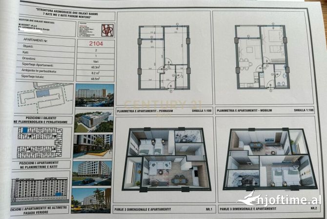 Shtepi ne shitje 1+1 ne Durres - 75,350 Euro