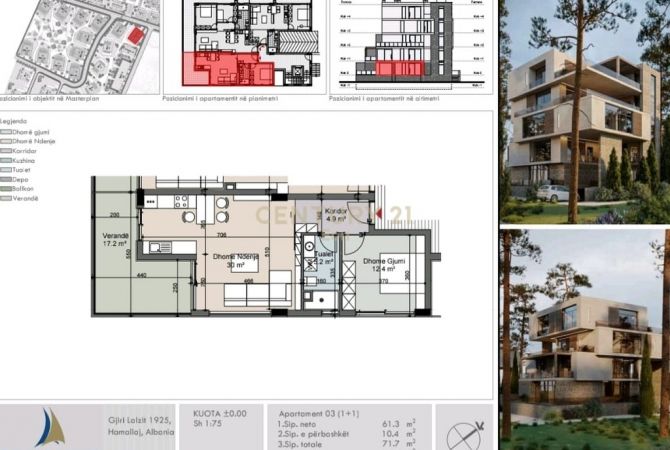 Shtepi ne shitje 1+1 ne Durres - 192,480 Euro