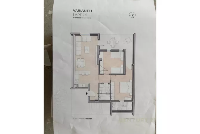 Shtepi ne shitje 2+1 ne Durres - 145,000 Euro