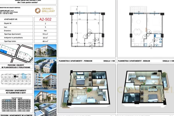 Shtepi ne shitje Apartament ne Durres, 1+1, Mobilimi Bosh, pa mobiluar, Pagesa 95,750  Euro.