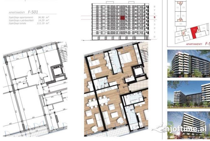 Shtepi ne shitje Apartament ne Tirane, 2+1, Mobilimi Bosh, pa mobiluar, Pagesa 177,900  Euro.