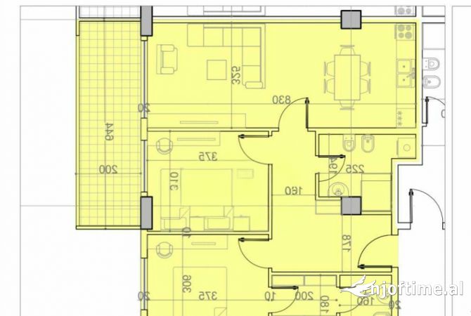 Shtepi ne shitje 2+1 ne Tirane - 114,590 Euro