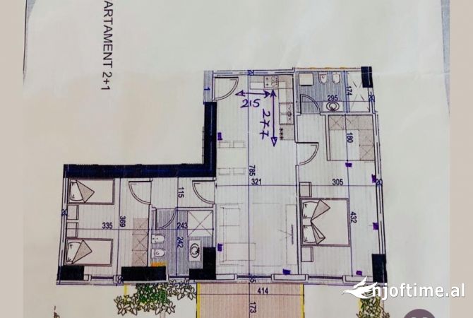 Ambient biznesi me qera 3+1 ne Tirane - 1,500 Euro