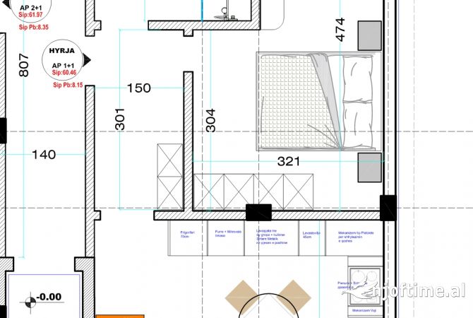 Shtepi ne shitje 1+1 ne Korce - 67,900 Euro
