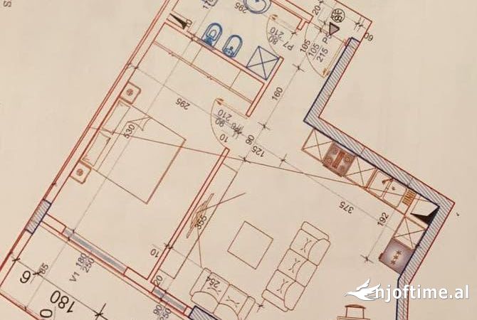 Shtepi ne shitje 1+1 ne Tirane - 80,000 Euro