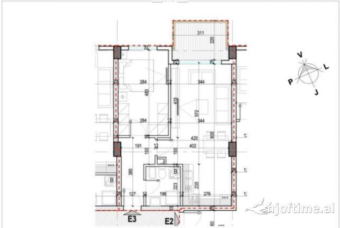 Shtepi ne shitje 1+1 ne Tirane - 115,000 Euro