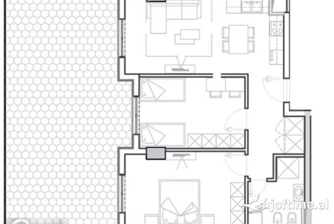 Ambient biznesi me qera 3+1 ne Tirane - 1,800 Euro