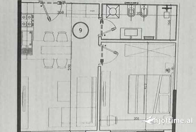 Shtepi ne shitje 1+1 ne Durres - 74,000 Euro