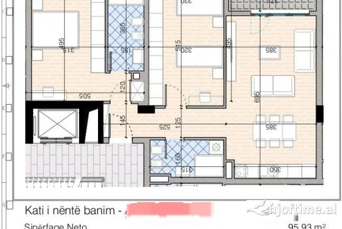 Shtepi ne shitje 2+1 ne Tirane - 195,000 Euro