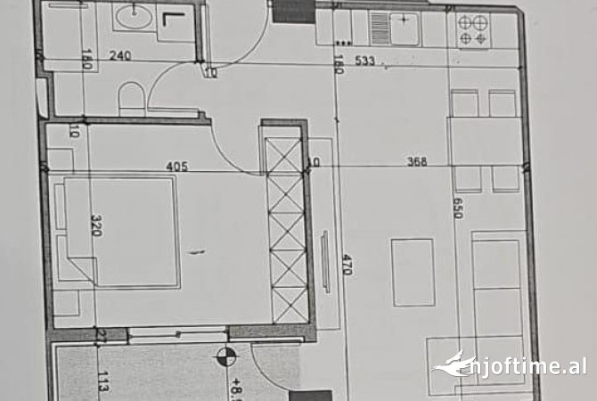 Shtepi ne shitje 1+1 ne Tirane - 145,000 Euro