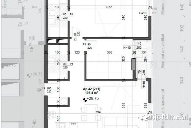 Shtepi ne shitje 2+1 ne Tirane - 158,000 Euro