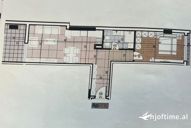Shtepi ne shitje 1+1 ne Tirane - 102,000 Euro