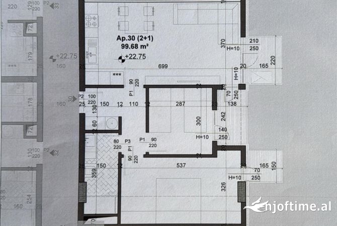 Shtepi ne shitje 2+1 ne Tirane - 140,000 Euro