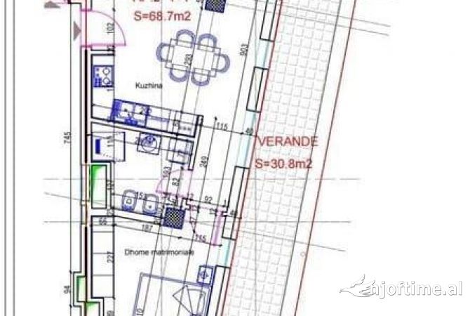 Shtepi ne shitje 1+1 ne Tirane - 150,000 Euro