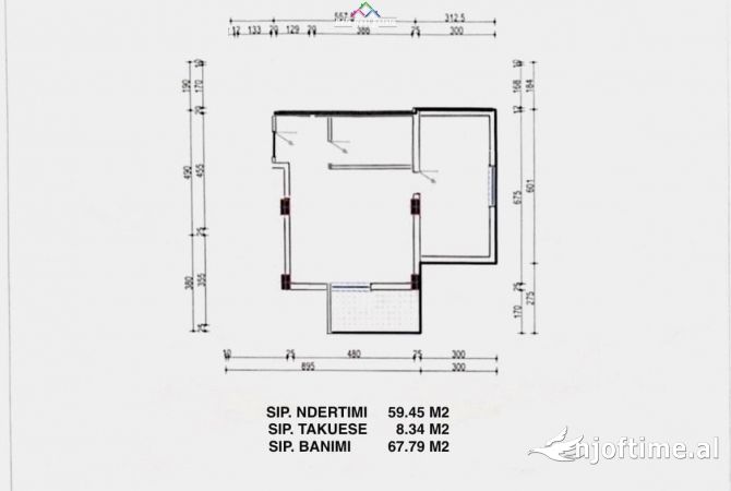 Shtepi ne shitje 1+1 ne Tirane - 125,000 Euro
