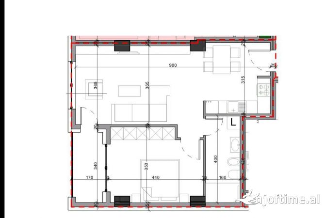 Shtepi ne shitje 1+1 ne Tirane - 178,000 Euro