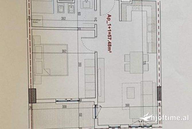 Shtepi ne shitje 1+1 ne Tirane - 63,000 Euro